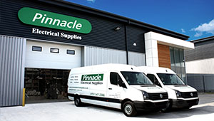 Pinnacle branch and delivery vans
